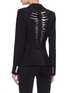 Back View - Click To Enlarge - DION LEE - 'Filter' cutout braid back blazer
