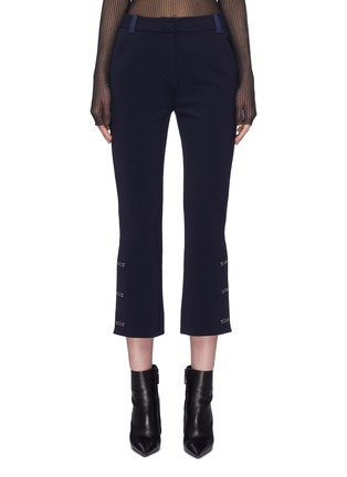 Main View - Click To Enlarge - DION LEE - 'Hook' cropped flared pants