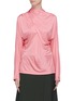 Main View - Click To Enlarge - CÉDRIC CHARLIER - Tie cross neck top