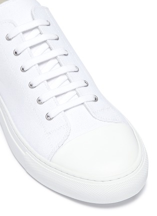Detail View - Click To Enlarge - COMMON PROJECTS - 'Tournament' canvas sneakers