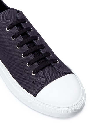 Detail View - Click To Enlarge - COMMON PROJECTS - 'Tournament' canvas sneakers