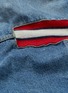  - 72951 - Rib knit stripe denim jacket