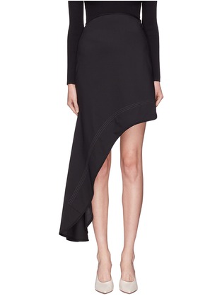 Main View - Click To Enlarge - ELLERY - 'Minimalism' asymmetric drape suiting skirt