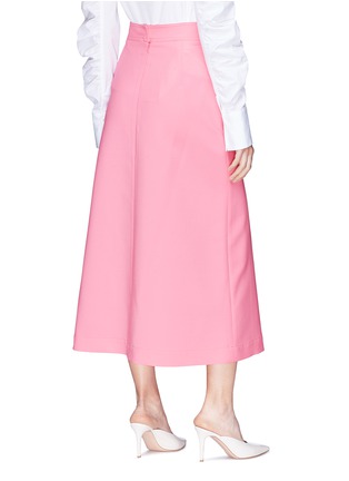 Back View - Click To Enlarge - ELLERY - 'Aggie' mixed button skirt
