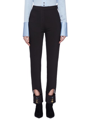Main View - Click To Enlarge - ELLERY - 'Gehry' cutout button cuff suiting pants