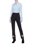 Figure View - Click To Enlarge - ELLERY - 'Gehry' cutout button cuff suiting pants