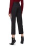 Back View - Click To Enlarge - ADAPTATION - Stripe outseam cropped wool pants