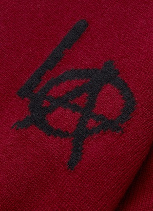 - ADAPTATION - 'LA' slogan intarsia cashmere sweater