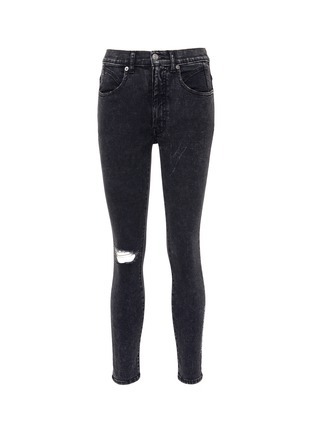Main View - Click To Enlarge - ADAPTATION - Graphic patch skinny jeans