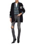 Figure View - Click To Enlarge - ADAPTATION - Check plaid twill shirt