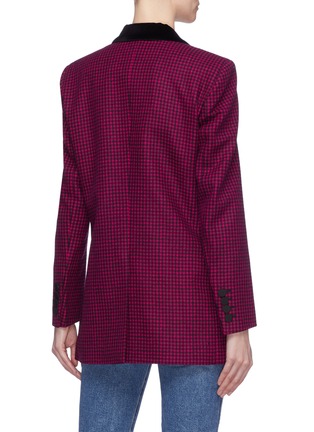 Back View - Click To Enlarge - BLAZÉ MILANO - 'Fair and Square' check wool melton everyday blazer
