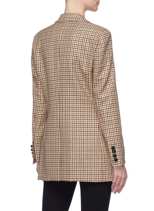 Back View - Click To Enlarge - BLAZÉ MILANO - 'George Timeless' check plaid single breasted wool blazer