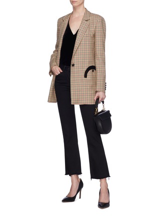 Figure View - Click To Enlarge - BLAZÉ MILANO - 'George Timeless' check plaid single breasted wool blazer