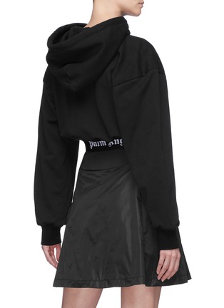 Back View - Click To Enlarge - PALM ANGELS - '24H' hoodie panel dress