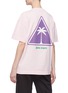 Back View - Click To Enlarge - PALM ANGELS - Logo print oversized T-shirt