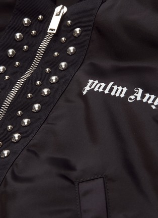  - PALM ANGELS - Studded cropped bomber jacket