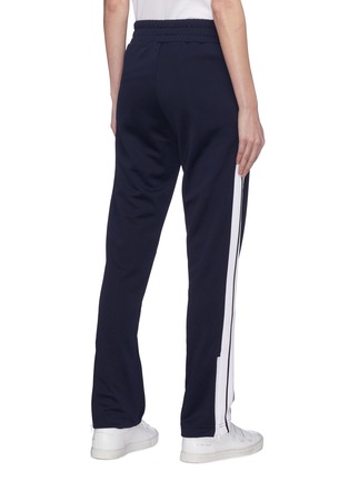 Back View - Click To Enlarge - PALM ANGELS - Stripe outseam track pants