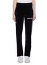 Main View - Click To Enlarge - PALM ANGELS - Stripe outseam velvet track pants
