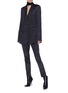 Figure View - Click To Enlarge - ROKH - Split seam blazer