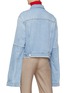 Back View - Click To Enlarge - ROKH - Layered split sleeve denim jacket