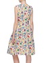 Back View - Click To Enlarge - MS MIN - Floral print jacquard dress