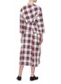 Back View - Click To Enlarge - MS MIN - Tartan plaid panelled dress