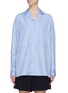 Main View - Click To Enlarge - MS MIN - Chest pocket silk shirt
