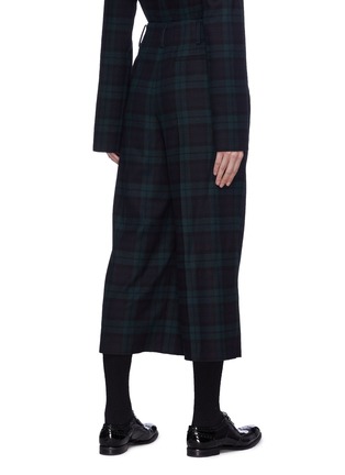 Back View - Click To Enlarge - MS MIN - Tartan plaid pleated culottes