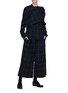 Figure View - Click To Enlarge - MS MIN - Tartan plaid pleated culottes