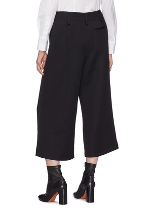 Back View - Click To Enlarge - MS MIN - Wool twill culottes