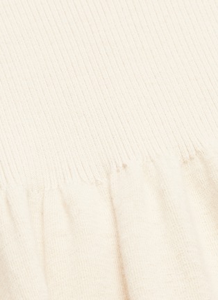 Detail View - Click To Enlarge - MS MIN - Alpaca blend rib knit dress