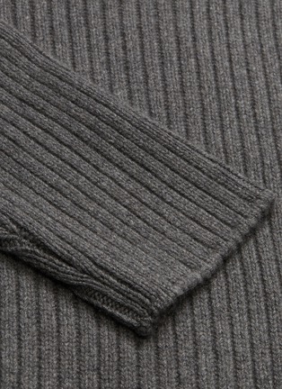  - MS MIN - Cashmere rib knit sweater