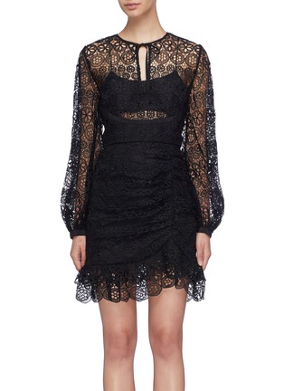 Main View - Click To Enlarge - SELF-PORTRAIT - Guipure lace dress