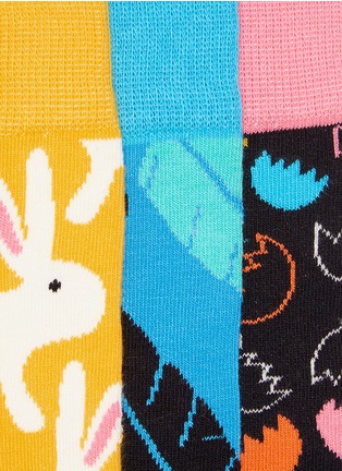 Detail View - Click To Enlarge - HAPPY SOCKS - Easter gift box 3-pack set