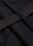  - THE KEIJI - Convertible detachable lapel panel belted coat