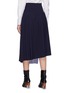 Back View - Click To Enlarge - TOGA ARCHIVES - Buckled pleated layered wrap skirt