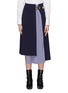 Main View - Click To Enlarge - TOGA ARCHIVES - Buckled pleated layered wrap skirt