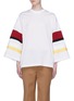 Main View - Click To Enlarge - TOGA ARCHIVES - Colourblock stripe wide sleeve T-shirt