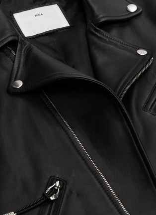  - TOGA ARCHIVES - Cropped leather biker jacket