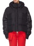 Main View - Click To Enlarge - BEN TAVERNITI UNRAVEL PROJECT  - Silk habotai hooded down puffer jacket