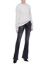 Figure View - Click To Enlarge - BEN TAVERNITI UNRAVEL PROJECT  - Lace-up flared jeans