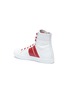 Detail View - Click To Enlarge - AMIRI - 'Sunset' stripe leather high top sneakers