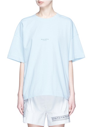 Main View - Click To Enlarge - ACNE STUDIOS - 'Stellie' logo print T-shirt
