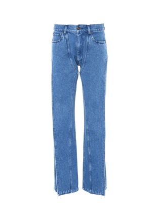 Main View - Click To Enlarge - Y/PROJECT - Panelled wide leg jeans