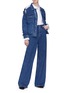 Figure View - Click To Enlarge - Y/PROJECT - Detachable shirt cutout unisex denim jacket