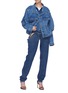 Figure View - Click To Enlarge - Y/PROJECT - Layered denim jacket