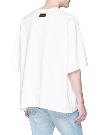 Back View - Click To Enlarge - FEAR OF GOD - 'Inside Out' oversized T-shirt