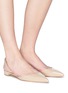 Figure View - Click To Enlarge - PAUL ANDREW - 'Rhea' patent leather slingback flats