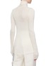 Back View - Click To Enlarge - ZAID AFFAS - Wool-silk rib knit turtleneck top