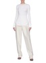 Figure View - Click To Enlarge - ZAID AFFAS - French cuff long sleeve top